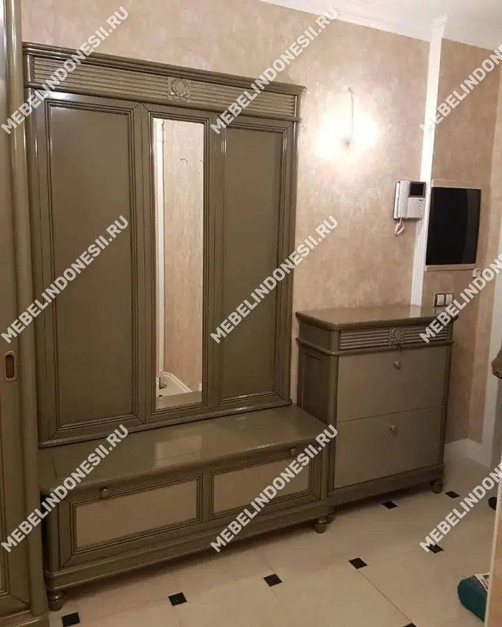 Банкетка для прихожей "Мария Сильва" Орех MS846  купить в интернет магазине Мебель из массива. Звоните +7 495 961-63-63 Банкетки из массива дерева