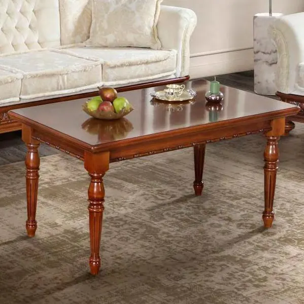 Стол журнальный "Венеция Люкс" Слоновая кость 343  купить в интернет магазине Мебель из массива. Звоните +7 495 961-63-63 Столовые
