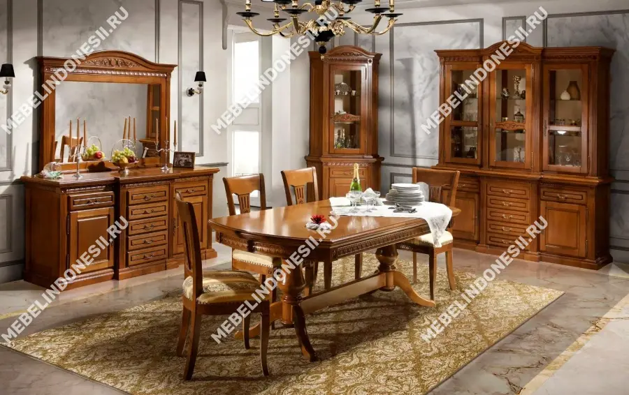 Стол прямоугольный раскладной "Венеция" Слоновая кость 709  купить в интернет магазине Мебель из массива. Звоните +7 495 961-63-63 Столовые