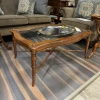 Стол журнальный со стеклом  